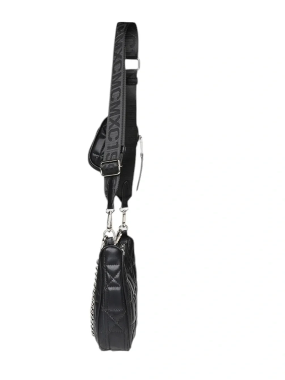 NWT Steve Madden BVITAL-G Quilted Crossbody Bag Black Vegan